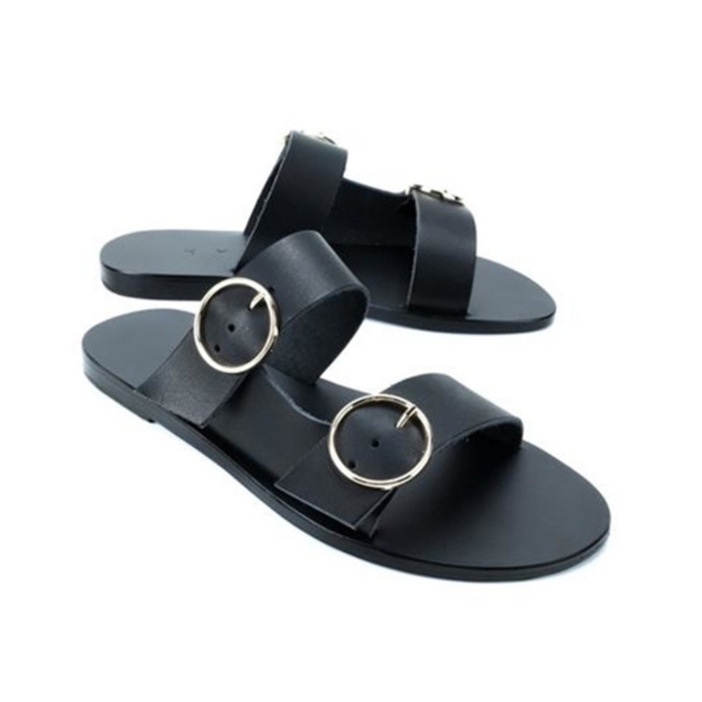 ✨KYMA✨Skopelos Slip On Sandals in Black